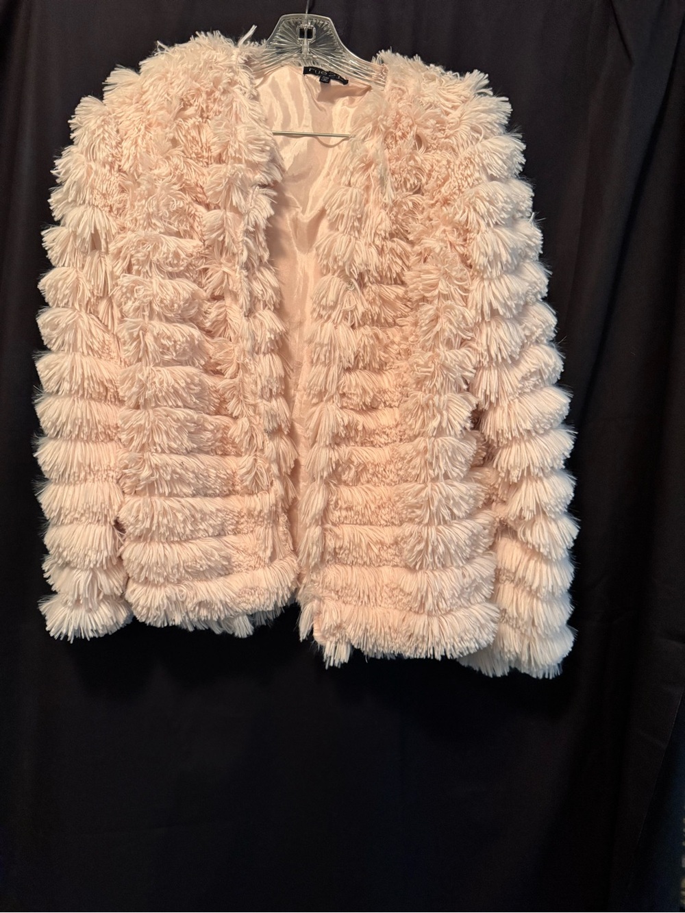 Rue21 Blush Shag Teddy Jacket